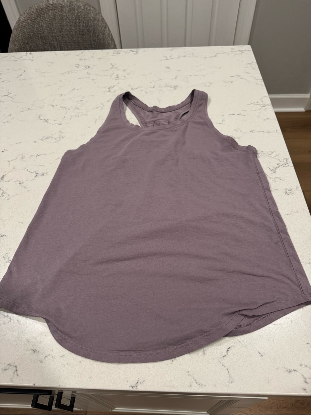 Lululemon Love Tank Pleated Size 6. Excellent Condition - Purple